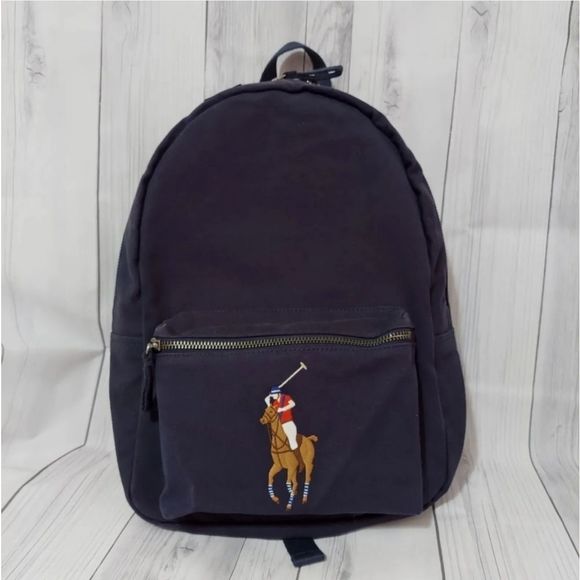 Polo Ralph Lauren | Bags | Poloralph Lauren Navy Blue Canvas Big 